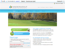 Tablet Screenshot of ninemiregroup.com